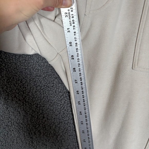 Alo Yoga Highline Cargo Pants Sweatpants - Women's Size M - Cream - Picture 10 of 10